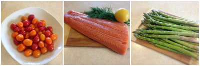 Recipe Image: Baked Salmon with Roasted Vegetables